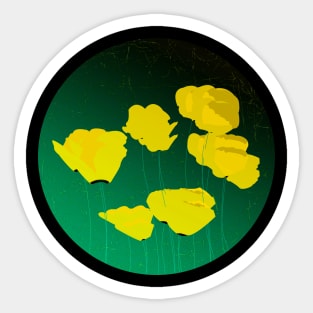 Yellow Flowers Sticker